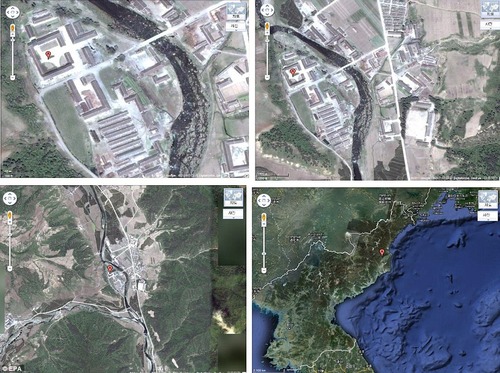 Googlemapで北朝鮮がひた隠しにする 強制収容所 がくっきり見れるポイントがある 秒刊sunday