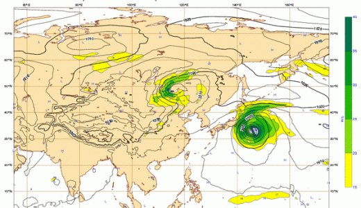 早くも台風２３号発生！来週中に日本に接近の恐れ！