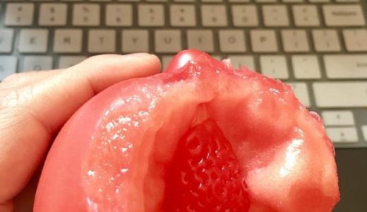 【何だこれ！】トマトの中に「イチゴ」が融合する不気味な現象が発生！