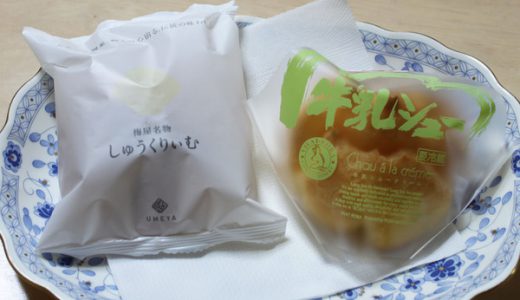 旭川市（北海道）で一番旨いと言われる梅屋のシュークリームを食べてみた！