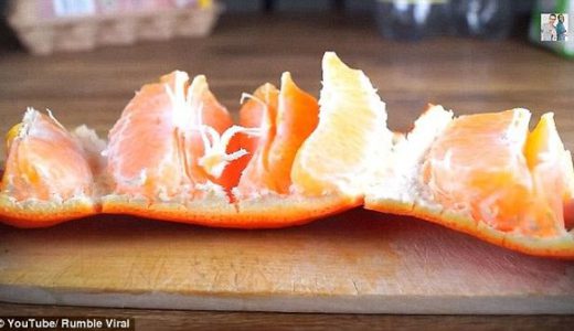 【朗報】オレンジを２０秒でサクッと剥く画期的な方法が話題に
