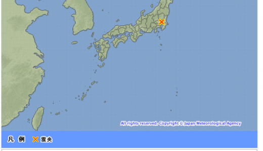 【速報】関東で震度５弱！地震速報にビビッたとネットユーザの声