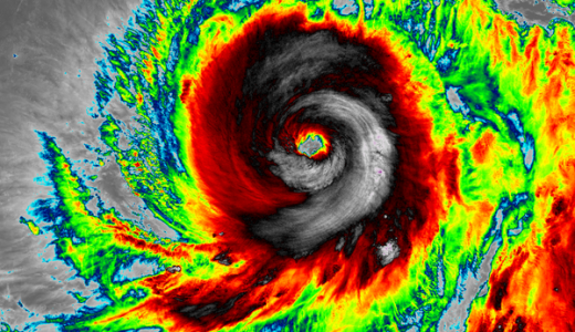 2014年地球上で最も最強の台風19号、勢力を落とすも日本縦断確定