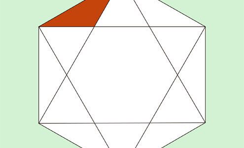 難易度高い！正六角形の面積を求める問題！
