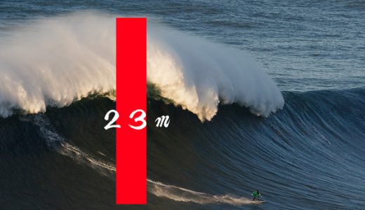 【高すぎ】世界最大の２３メートルの波に乗るサーファー映像がヤバイと話題に