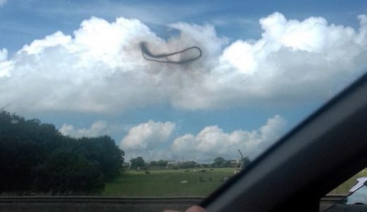 【何これ怖い】アメリカで「謎のリング状の雲」出現！UFOではないかと疑がわれる
