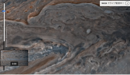 閲覧注意！NASAが公開した「木星に突っ込んでみた」映像がタマヒュン過ぎる
