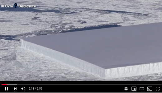 南極に地球外生命か！？説明つかない形状の氷山が出現しざわつく！