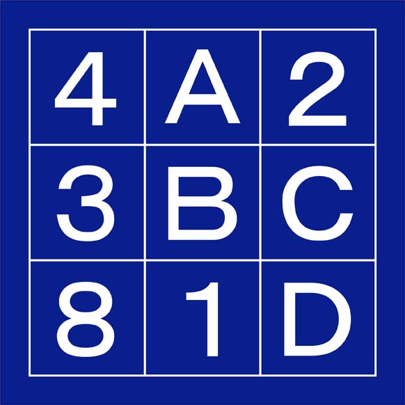 図の「Ａ」「Ｂ」「Ｃ」「Ｄ」全部答えられたら天才！あてはまる数は何？　