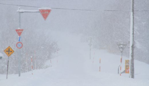 北海道ではお馴染みの冬の道路の白線代わりの光る標識が進化、圧倒的未来感が話題に