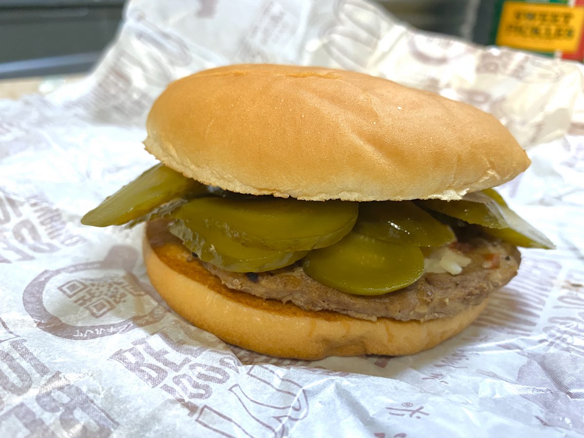 マックのハンバーガー 自作でピクルスマシマシした結果 秒刊sunday