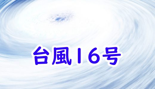 猛烈な勢力になる予報の台風16号、緊急事態宣言解除に合わせて暴風雨の可能性も