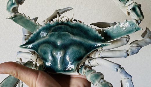 陶芸家が作った渡り蟹が本物にしか見えない、創作秘話を聞いた