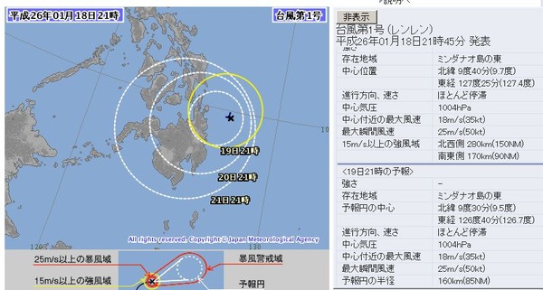 台風1号「レンレン」が発生！またフィリピンを襲来中 | 秒刊SUNDAY